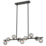 Moran 9 Light Linear Pendant with Glass Shades