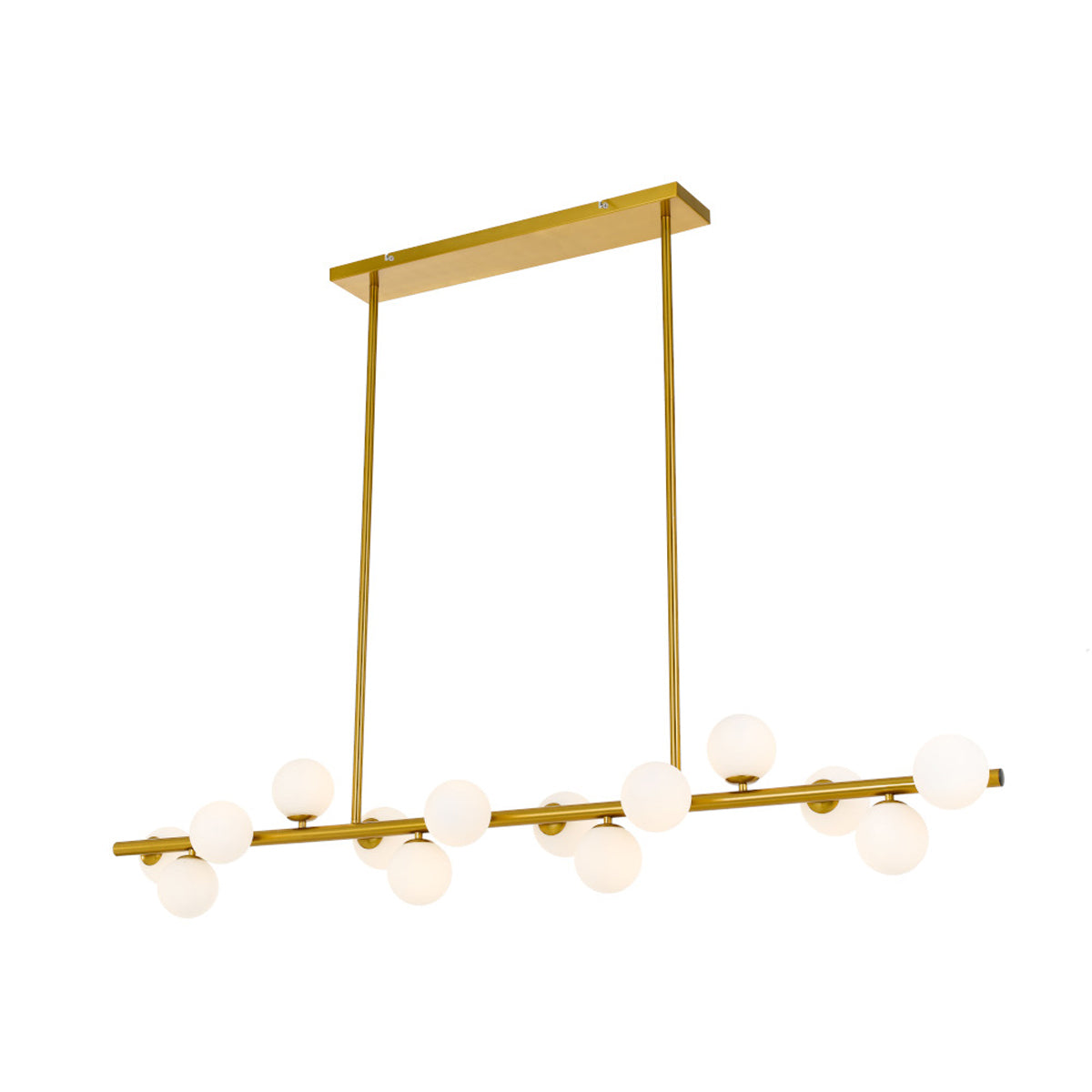 Moran 14 Light Pendant with Blown Glass Globes