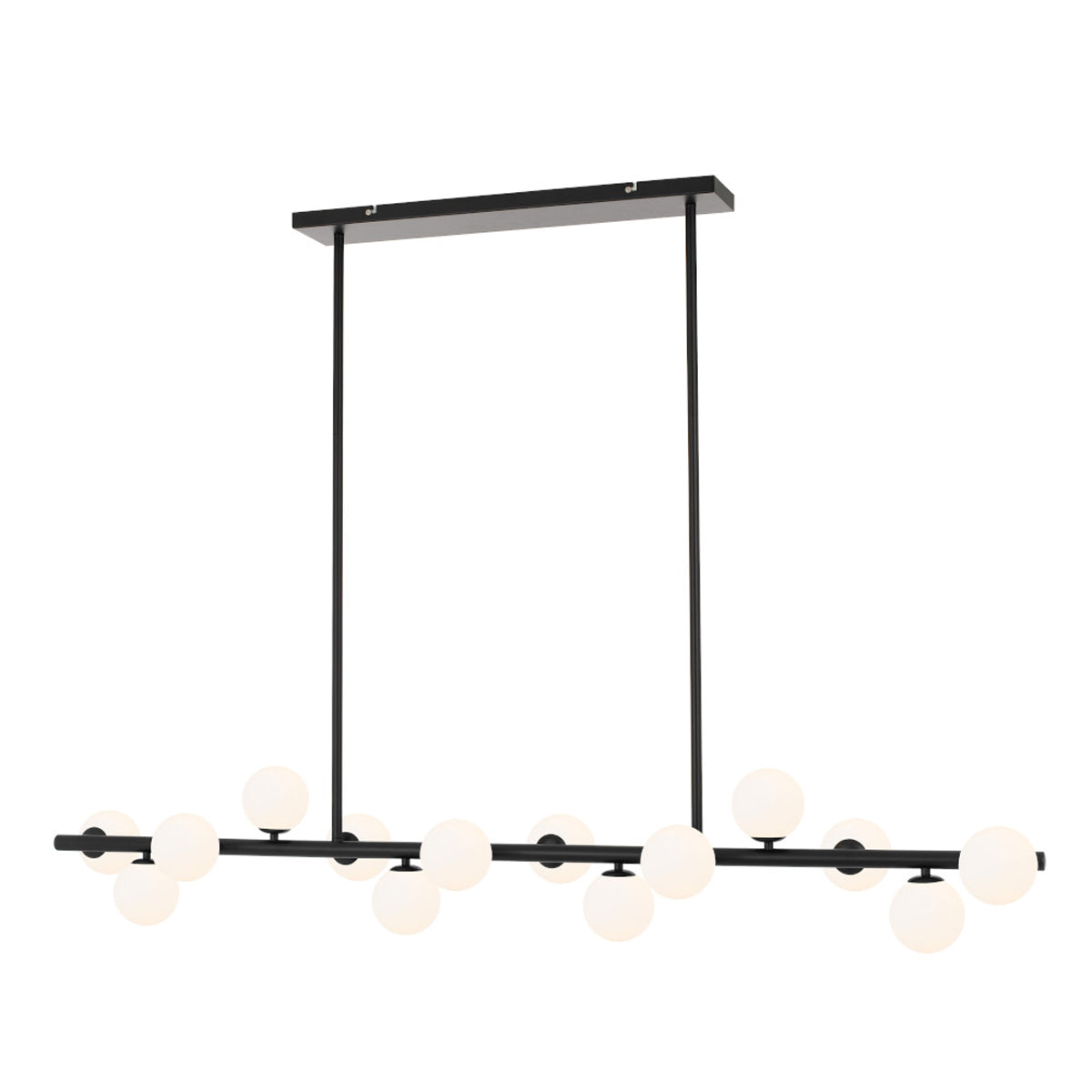 Moran 14 Light Pendant with Blown Glass Globes