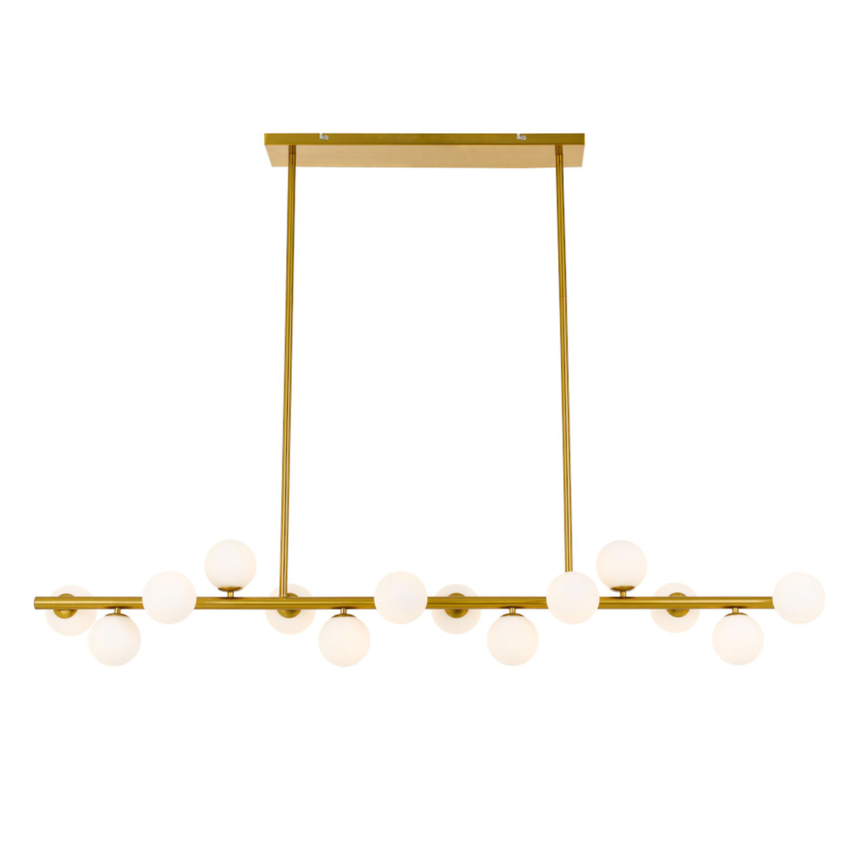 Moran 14 Light Pendant with Blown Glass Globes