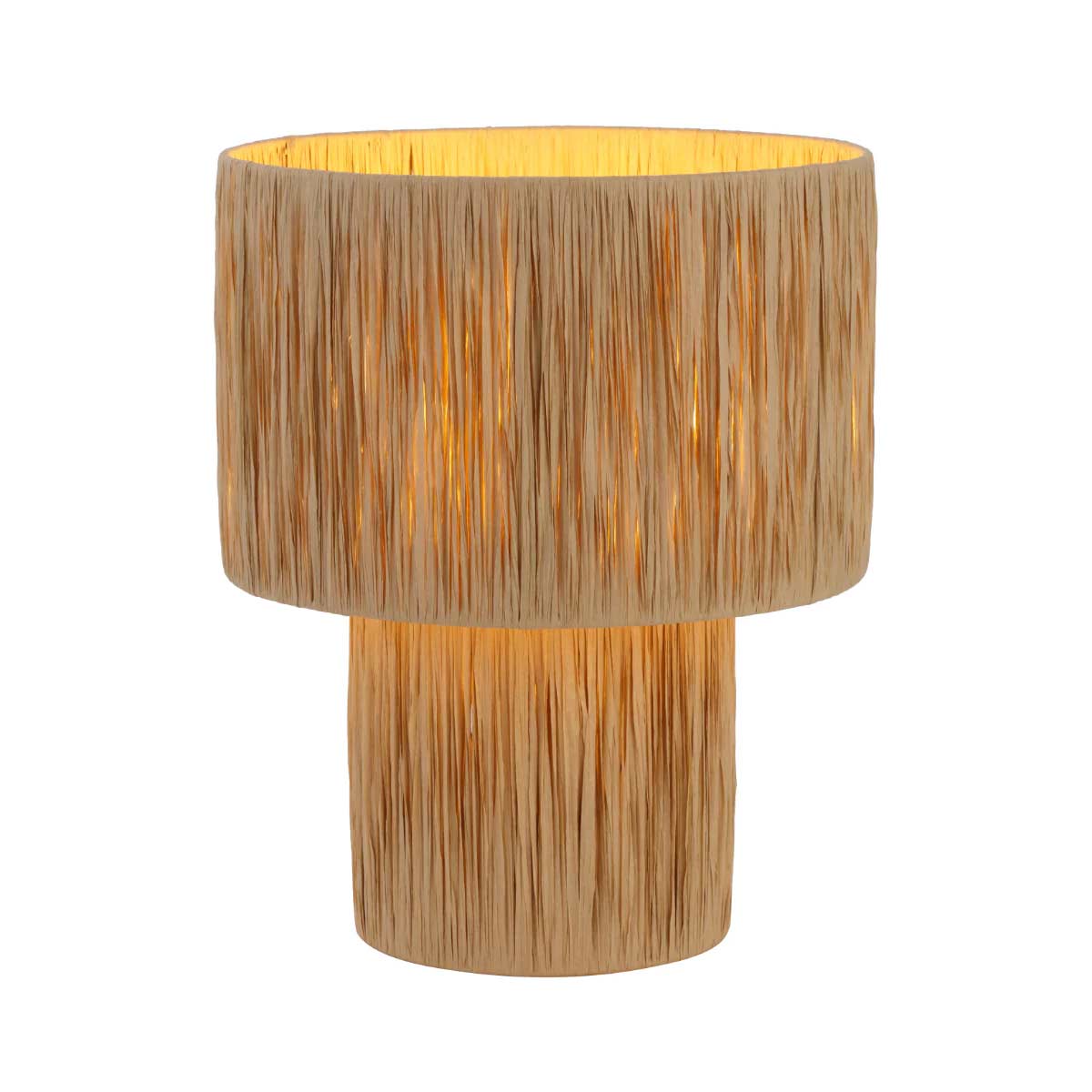 Nativa Coastal Raffia Table Lamp