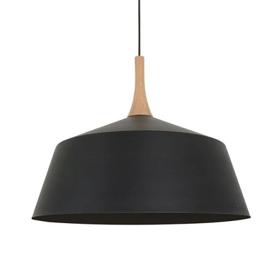 Nordic Metal & Oak Pendant Light