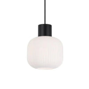 Nori 20 Pendant Light with Ribbed Glass