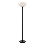 Nori Lantern Floor Lamp with Soft Ribbed Glass