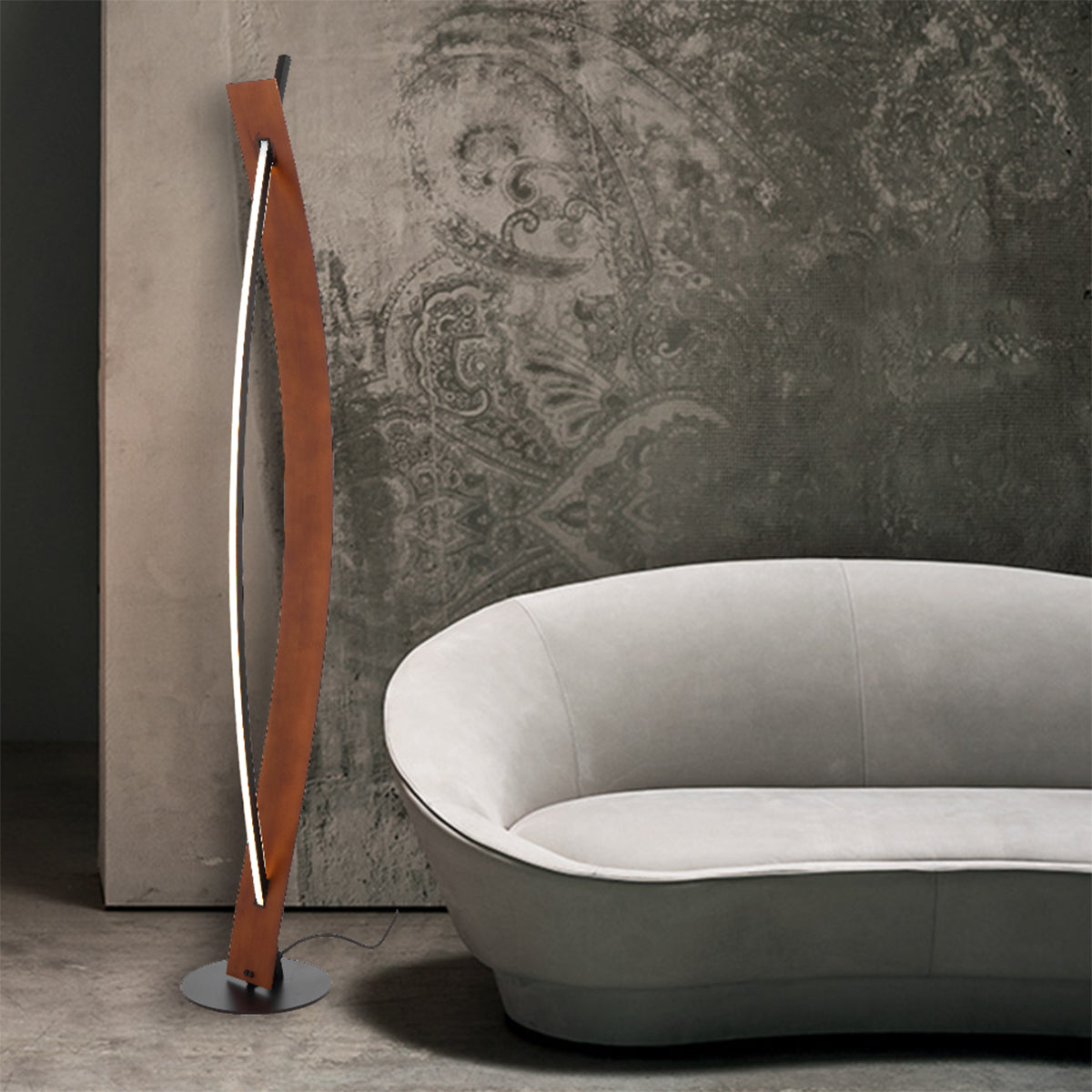 Norse 18W LED Floor Lamp with Warm White Light