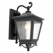 Nottingham Strippled Glass Outdoor Coach Wall Light