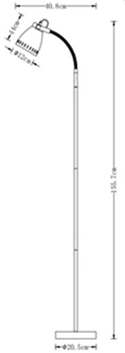 Nova Floor Lamp Adjustable Task Lighting