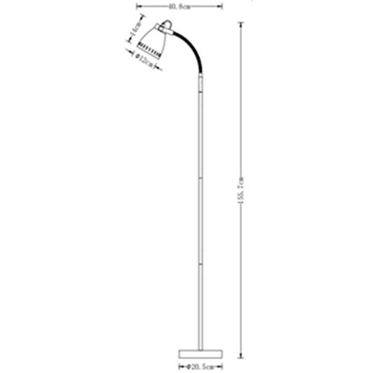 Nova Floor Lamp Adjustable Task Lighting