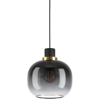 Oilella 1 Light Glass Vaporised Pendant with Adjustable Suspension