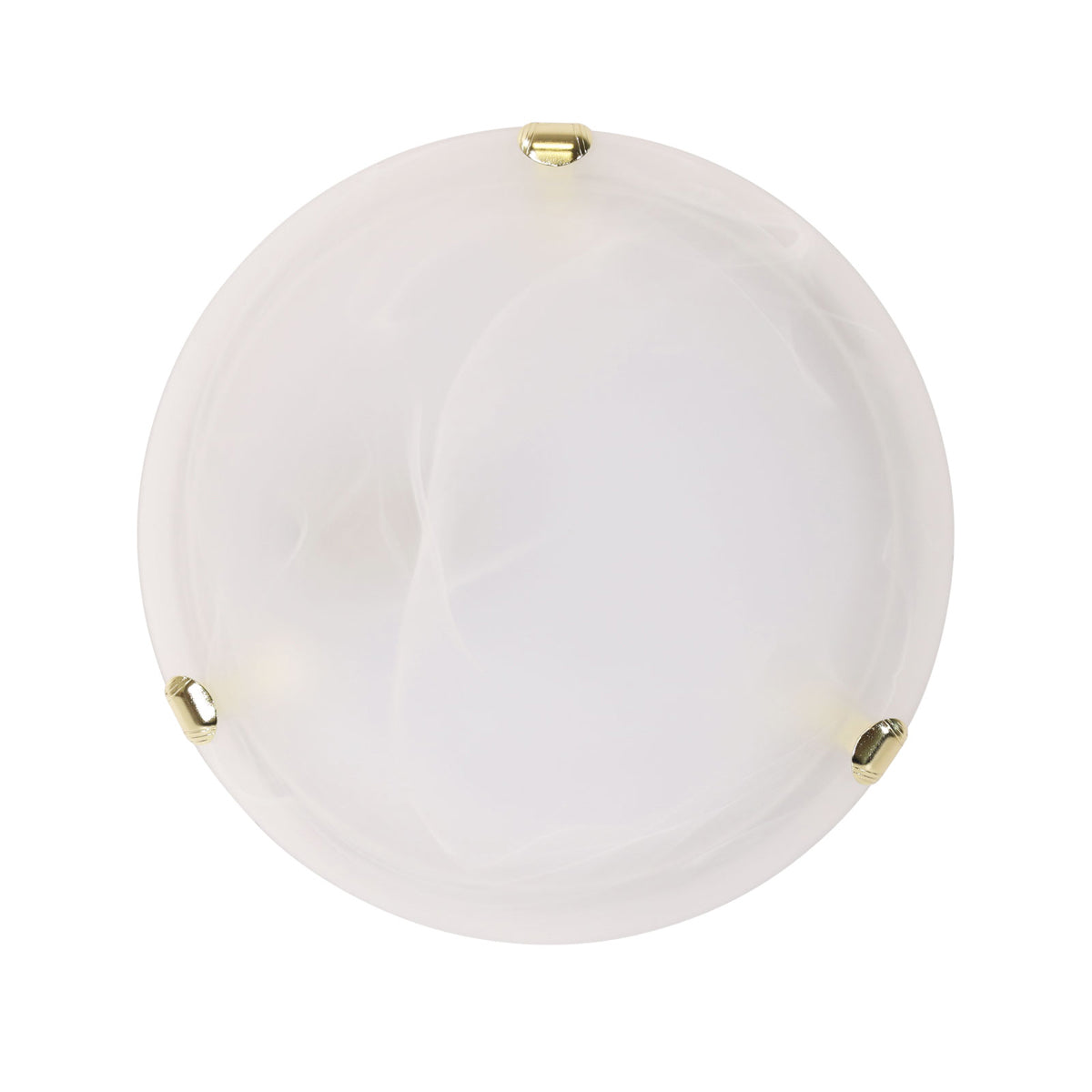 Remo Alabaster Glass Oyster Ceiling Light