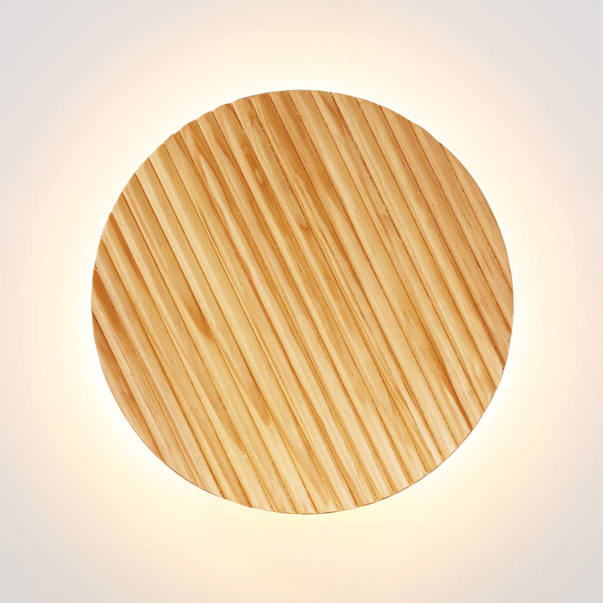 Backlit Wall Sconce - Natural -  250mm - Dot