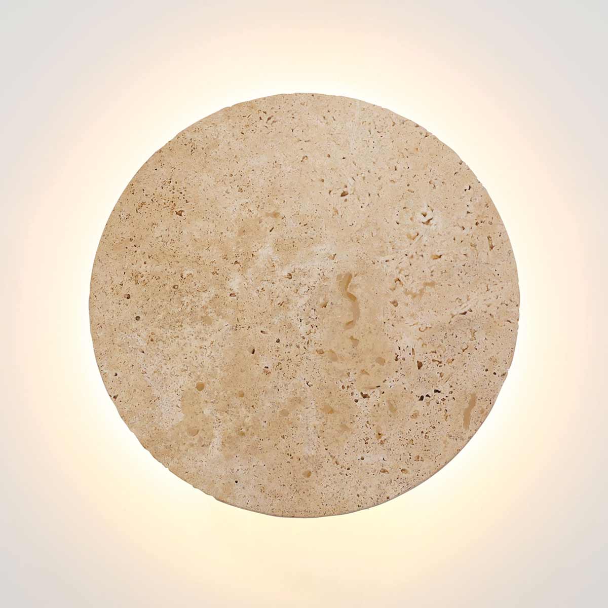 Backlit Wall Sconce - Natural -  250mm - Dot