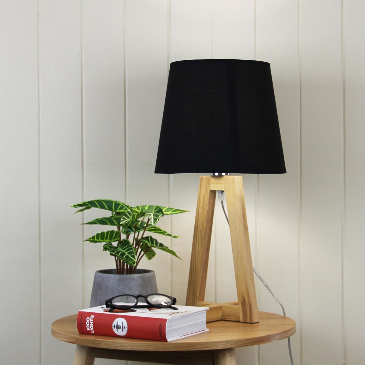 Edra Scandi Timber Table Lamp