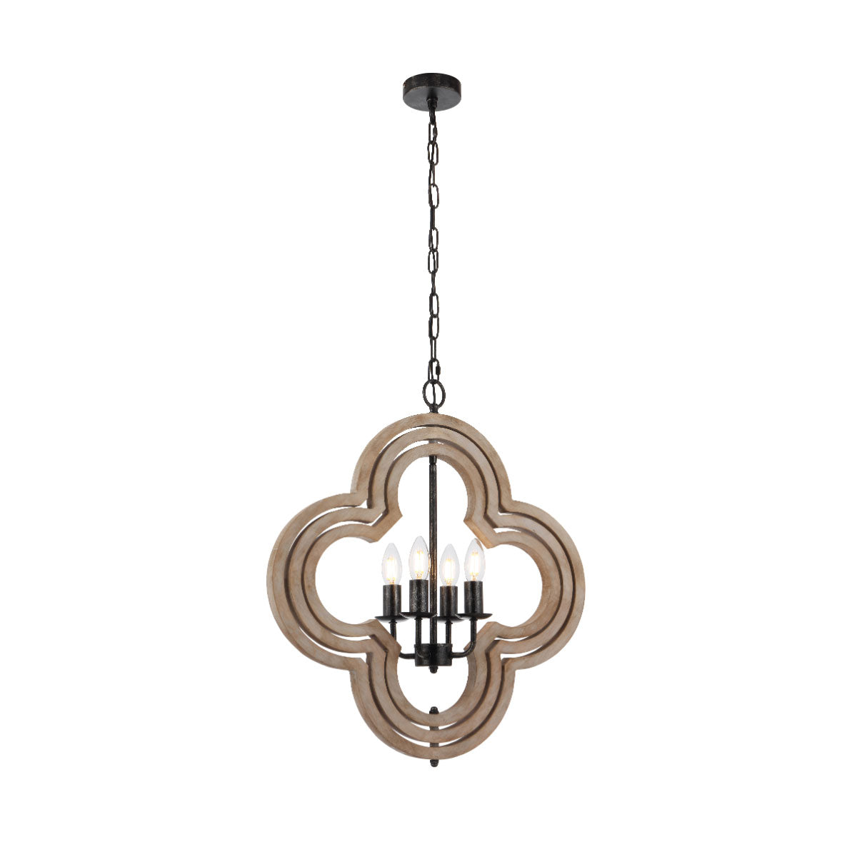 Omar 4-Light Pendant Light with Adjustable Chain