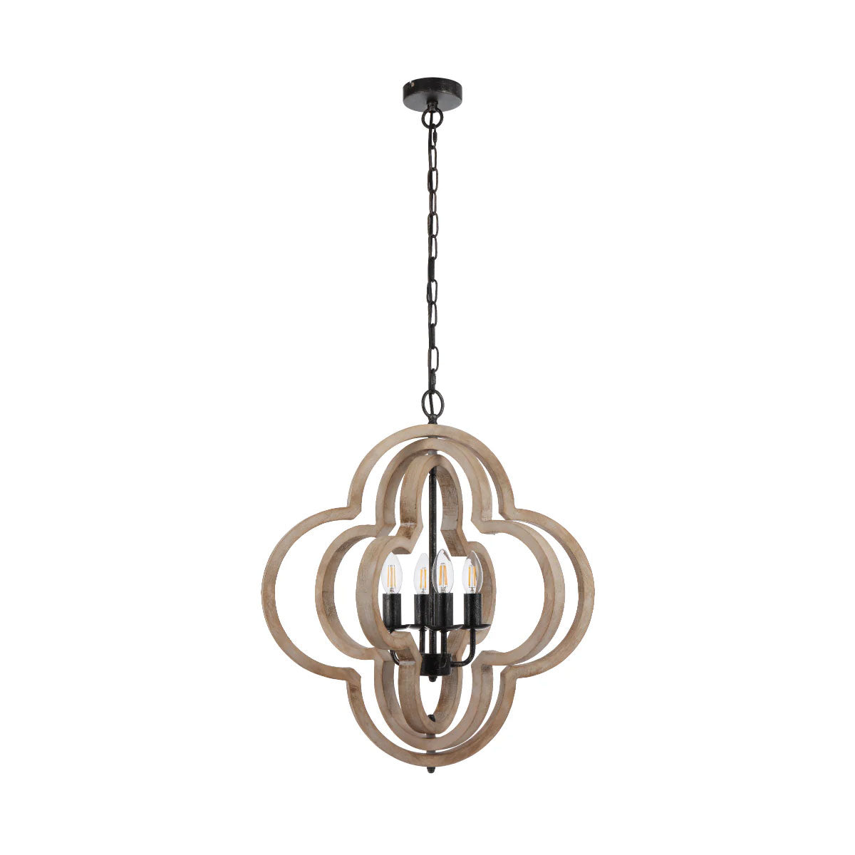 Omar 4-Light Pendant Light with Adjustable Chain