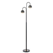 Oneta 2LT Marble Glass Floor Lamp with Foot Switch