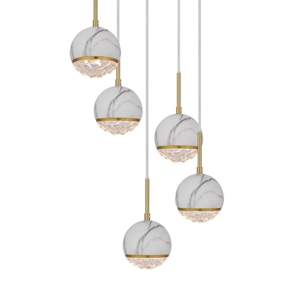 Oneta 5-Light Pendant with Adjustable Height