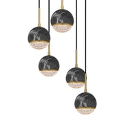 Oneta 5-Light Pendant with Adjustable Height