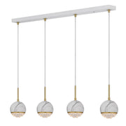 Oneta 4 Light Pendant Light with Adjustable Height