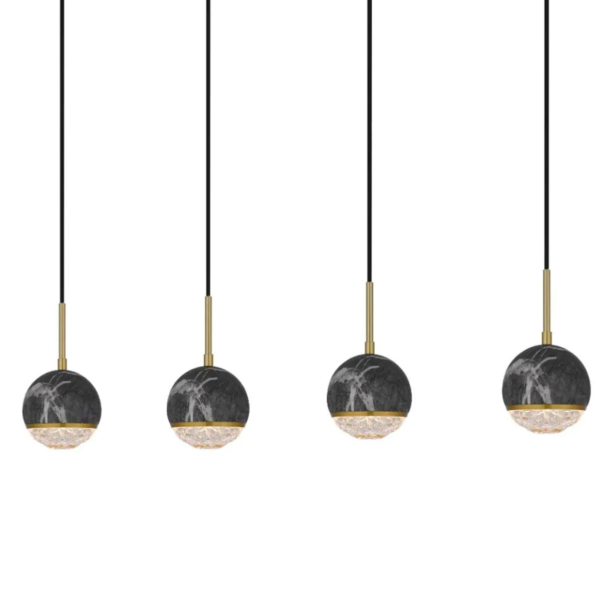 Oneta 4 Light Pendant Light with Adjustable Height