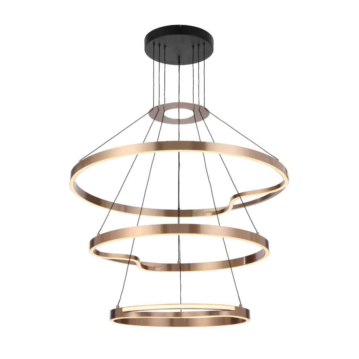 Ostrom Ring Pendant Light Three Tier with Remote Control & LED Light
