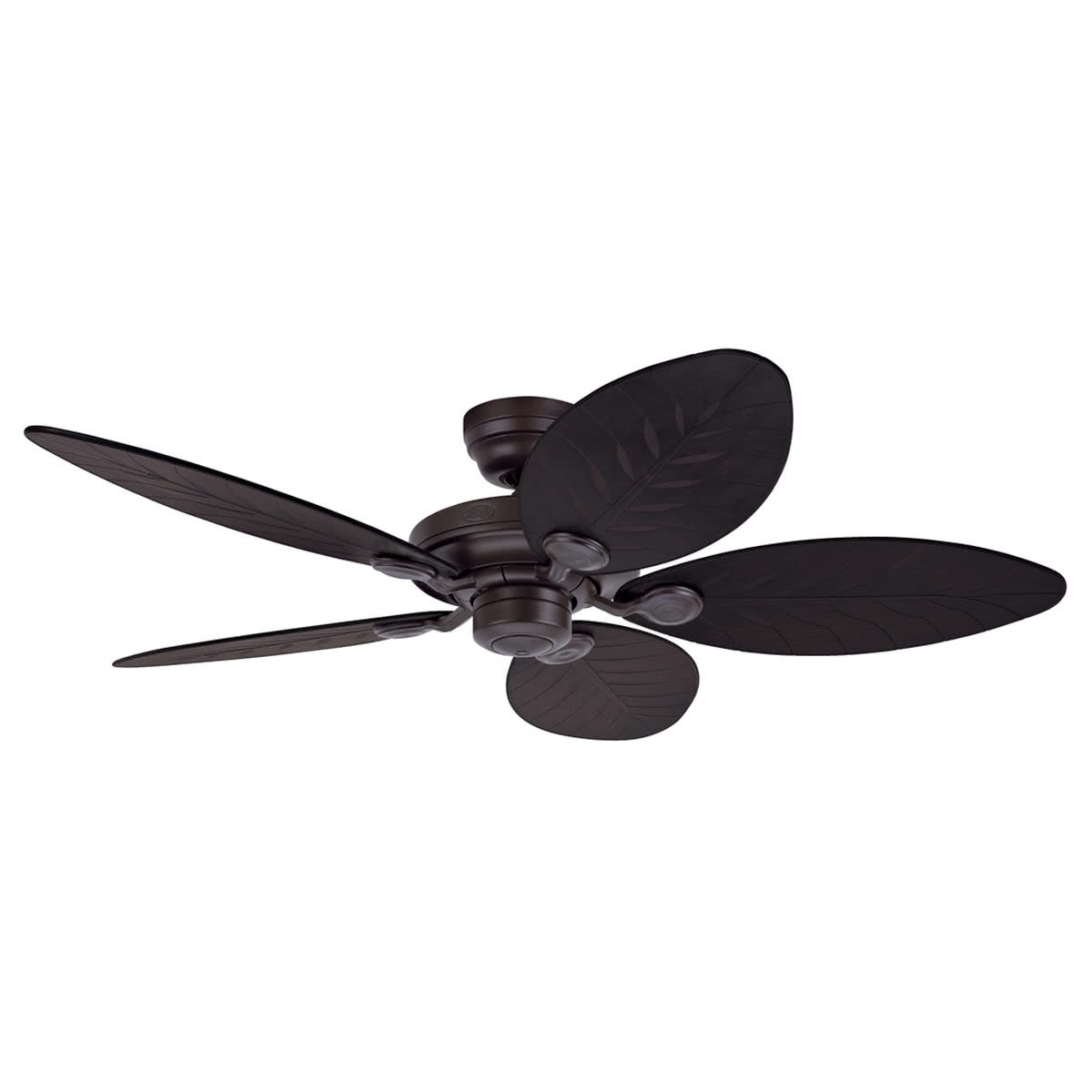 Outdoor Elements II 54" Ceiling Fan with Wide Leaf Blades - New Bronze