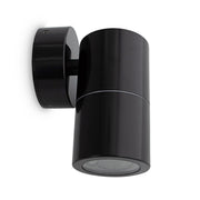 Outdoor Fixed Wall Light Anodised Aluminium - Black