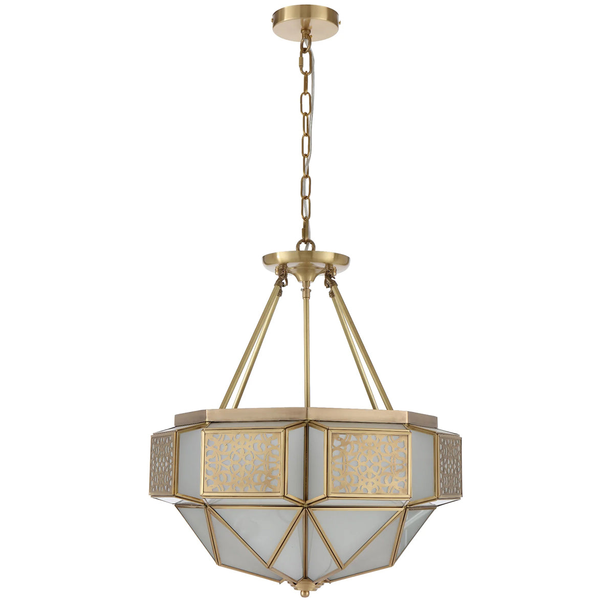 Overton Artisan Brass Pendant Light - Handcrafted Lighting