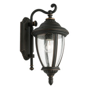 Oxford Black Metal Outdoor Coach Wall Light IP43