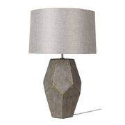 Pablo Cubist Grey Washed Table Lamp