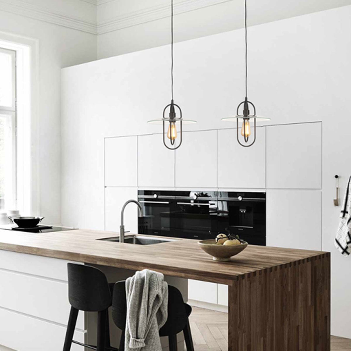 Papillon Interior Glass Coolie Pendant Light