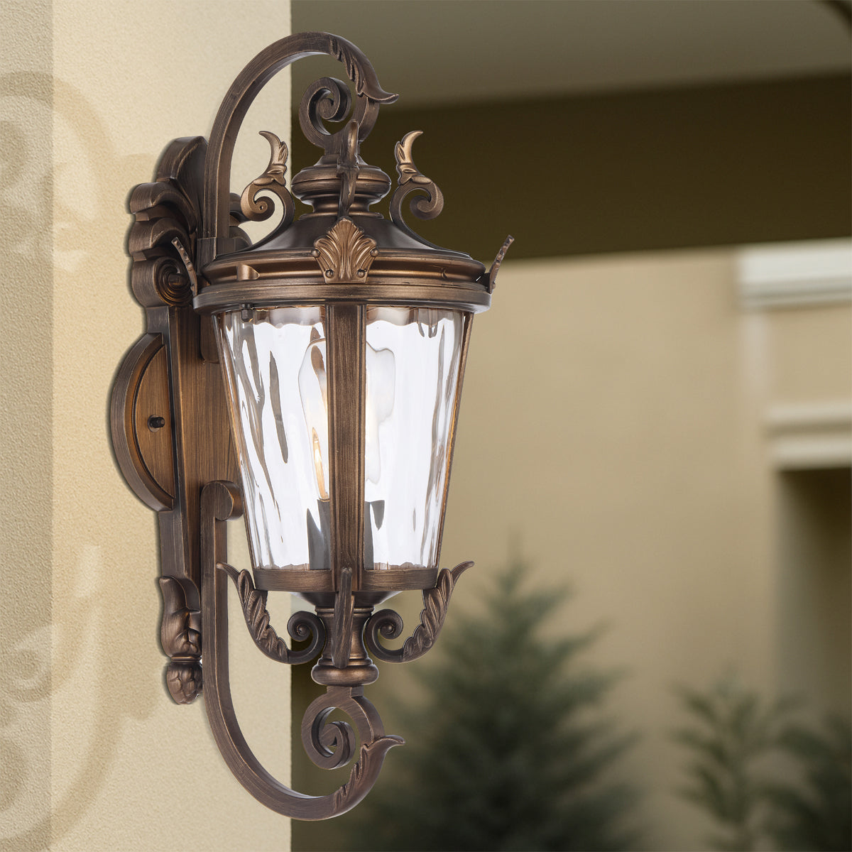 Pedral Outdoor Coach Wall Light - Vintage Style