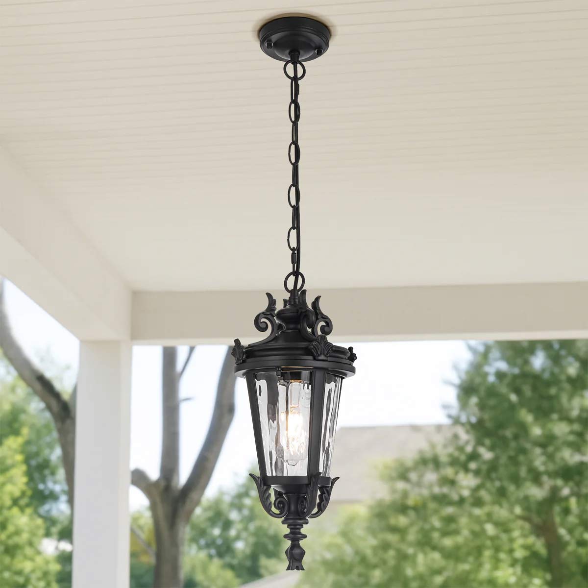 Pedral Pendant Light Antique Aluminium