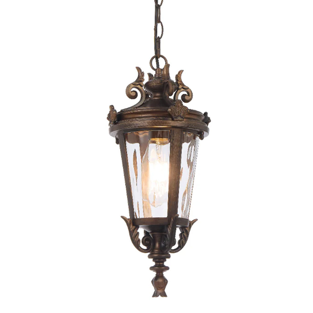 Pedral Pendant Light Antique Aluminium