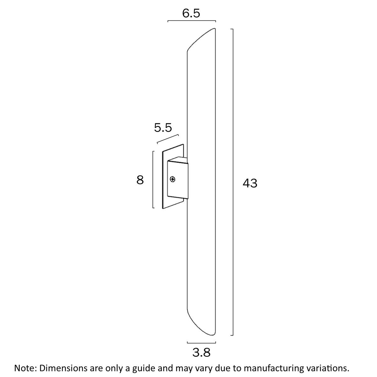 Penros 2 Up and Down Exterior Wall Light