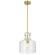 Perron Pendant Light with Dimpled Glass
