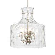 Perron 4 Light Pendant Light €“ Adjustable Dimpled Glass