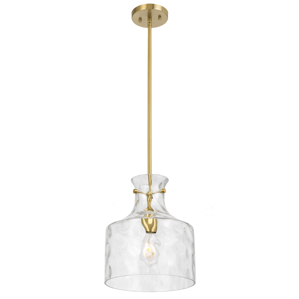 Perron Pendant Light with Dimpled Glass