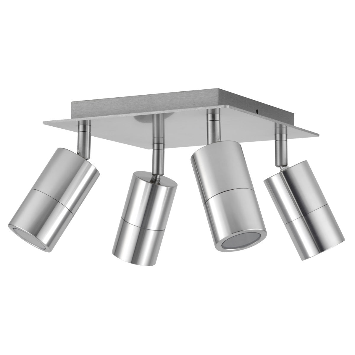 Quad Adjustable Ceiling Spotlight Square Plate
