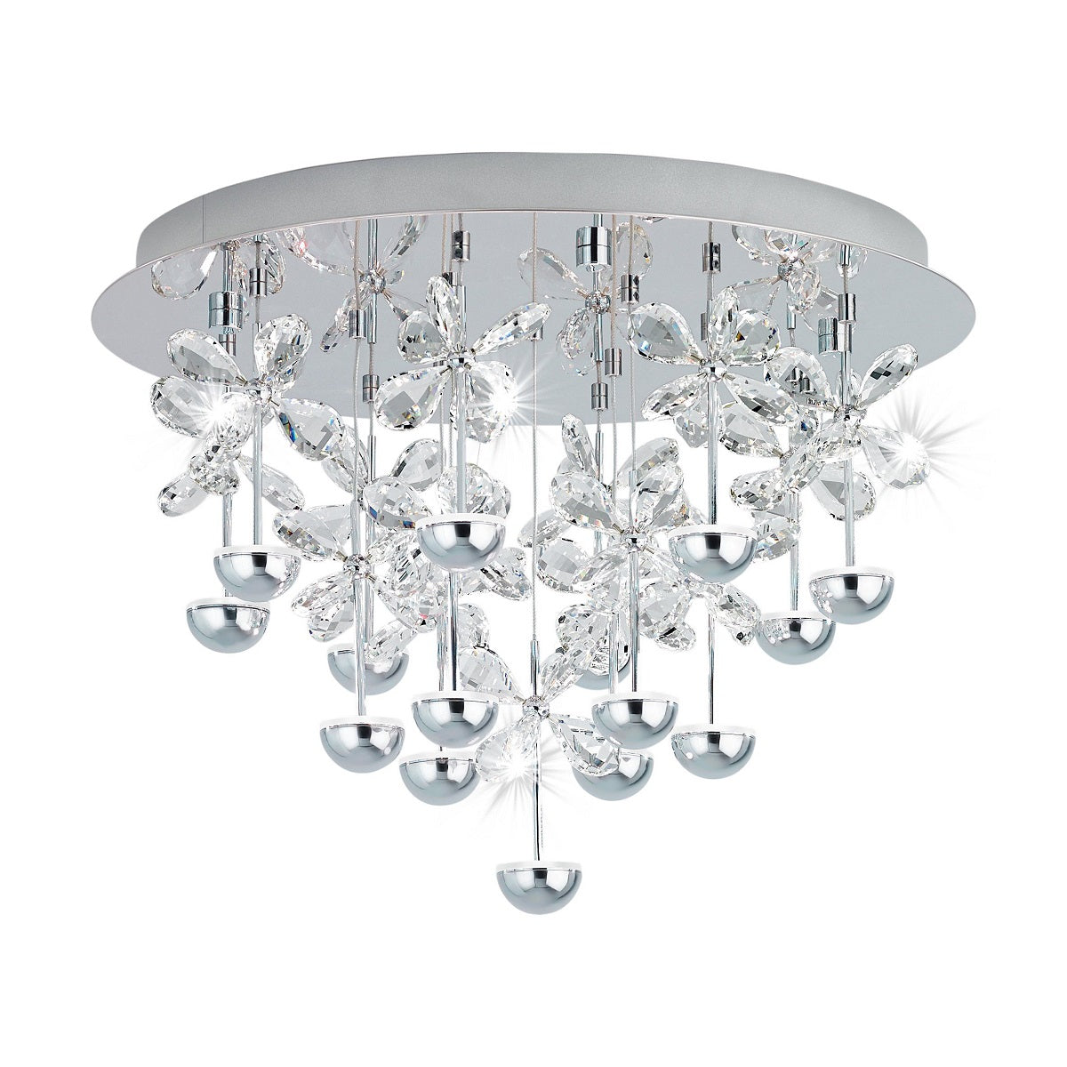 Pianopoli Crystal Close to Ceiling LED Light \e