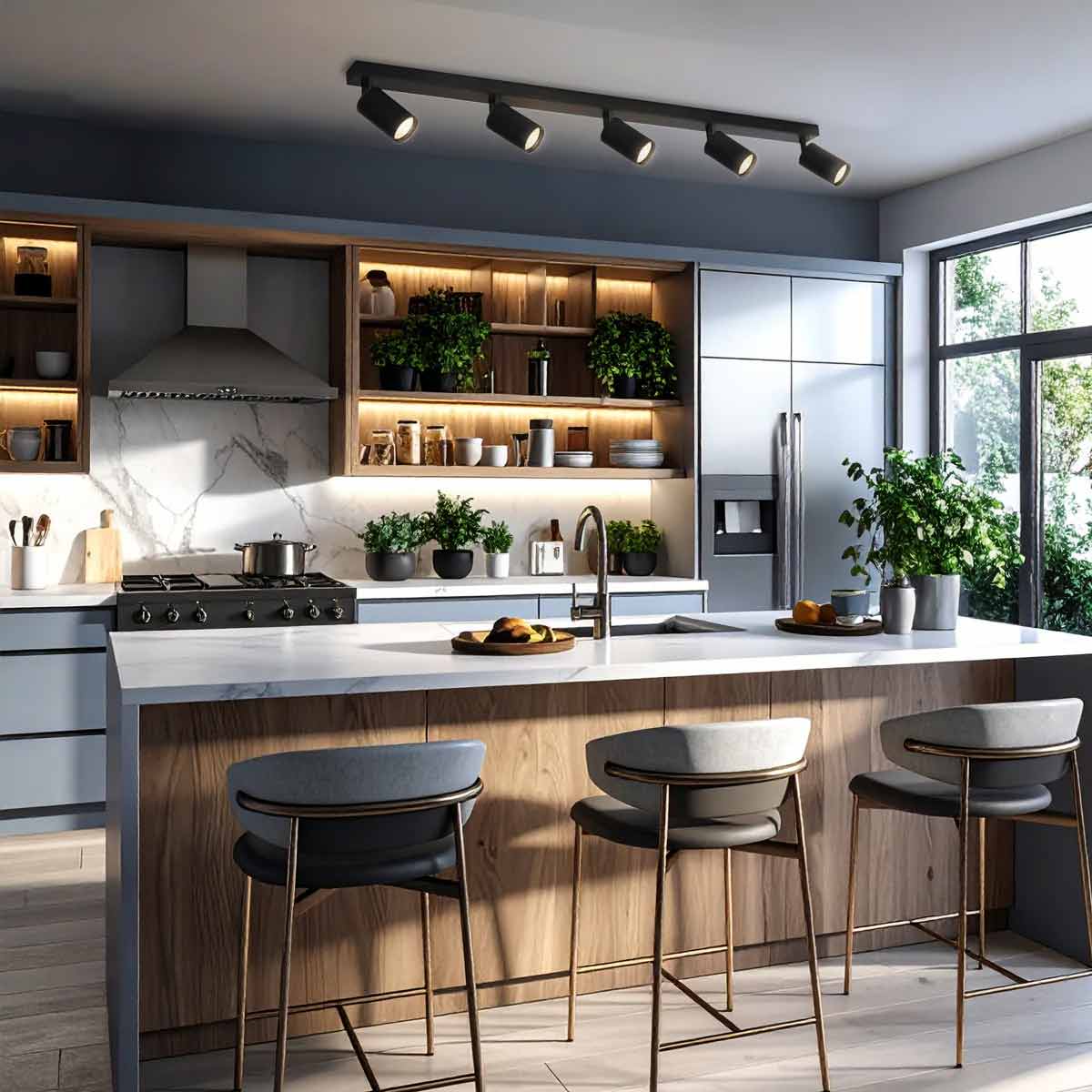 Picard 5 Light Bar Spotlight - Adjustable Tri-colour GU10