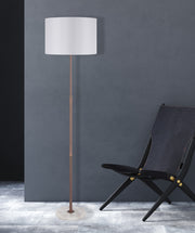 Placin Marble Floor Lamp with Adjustable Height