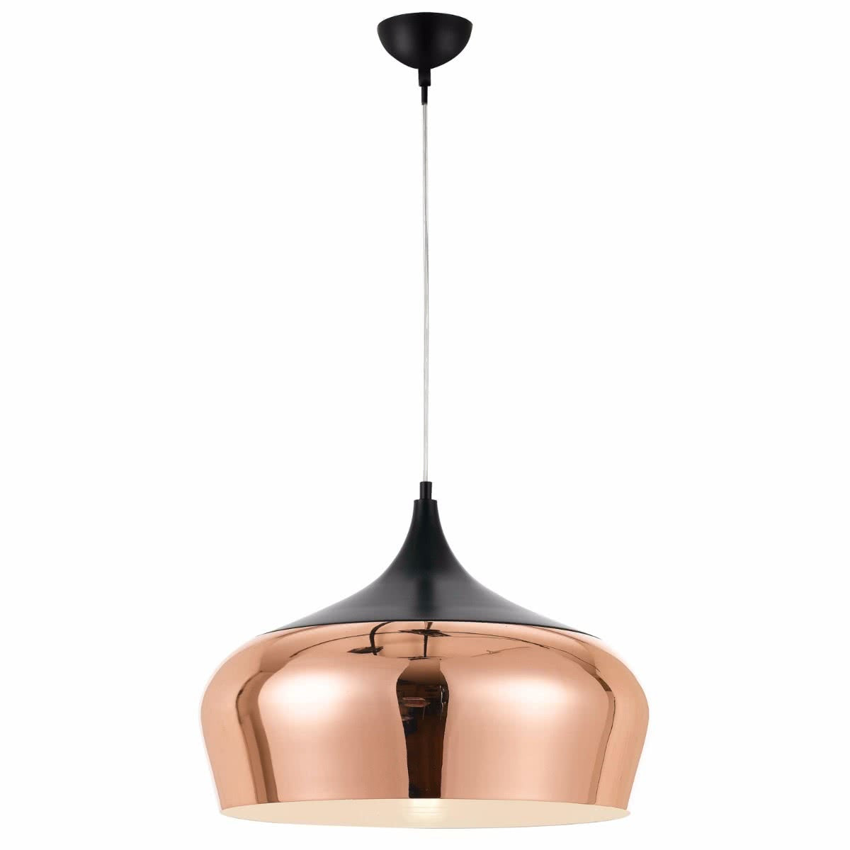 Polk Aluminium Pendant Light - Modern Dome Ceiling Light
