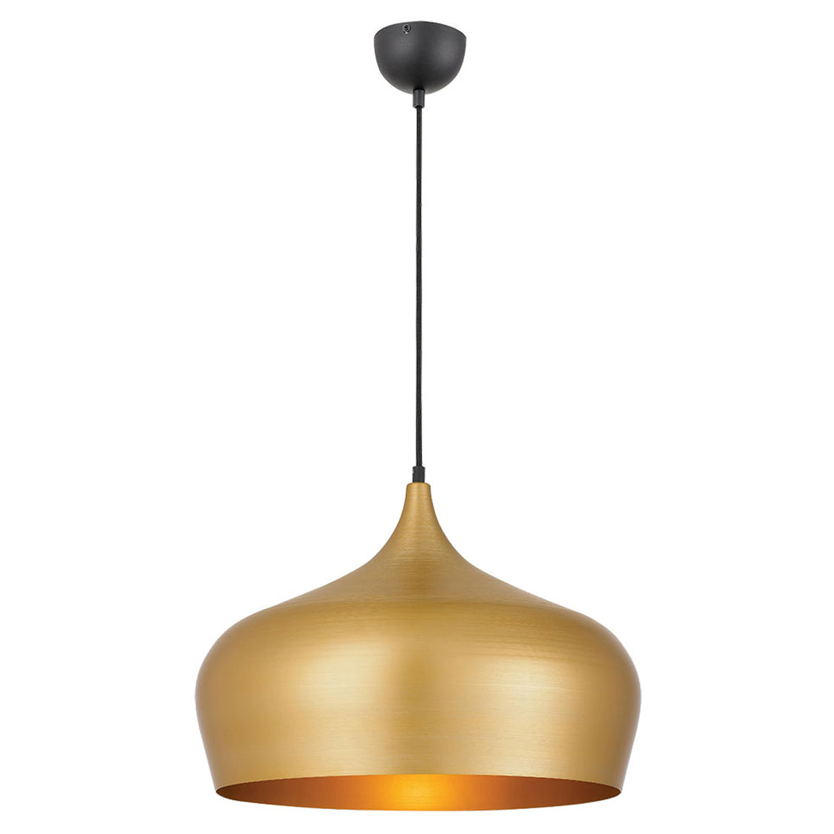 Polk Aluminium Pendant Light - Modern Dome Ceiling Light