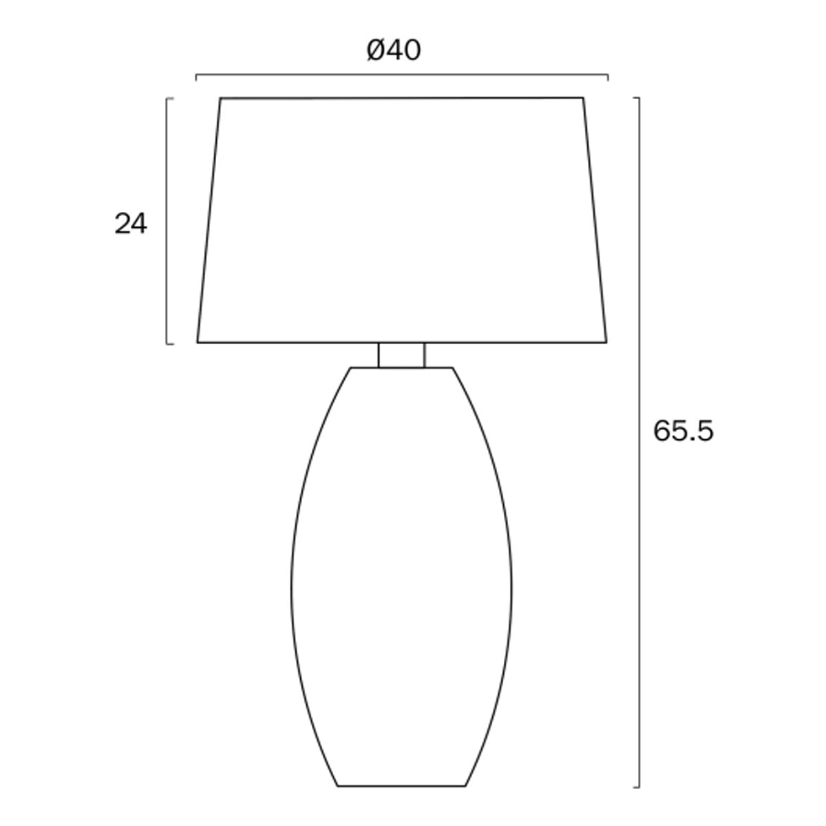 Pontus Travertine Look Table Lamp