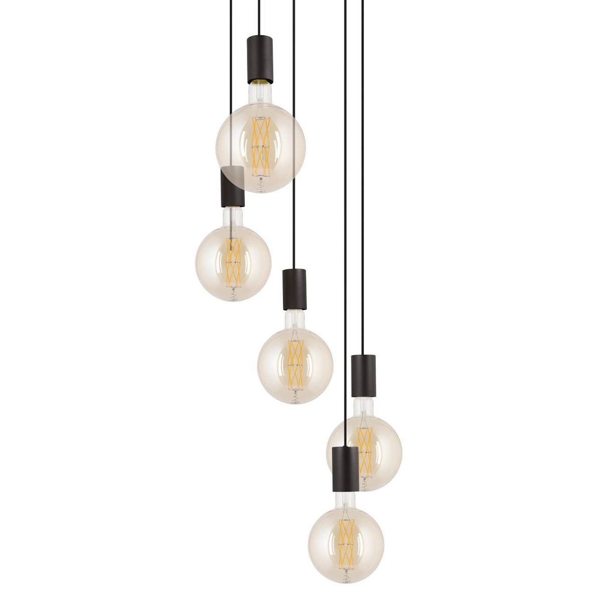 Pozueta 5 Light Pendant with Adjustable Height