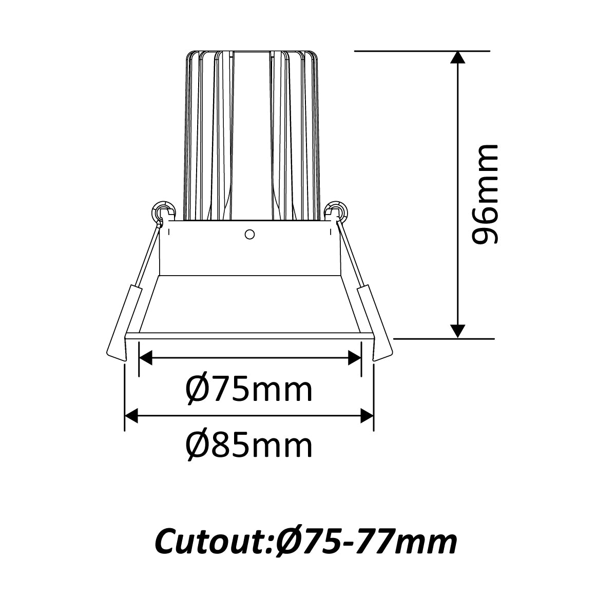 Premio Fixed Recessed LED Downlight