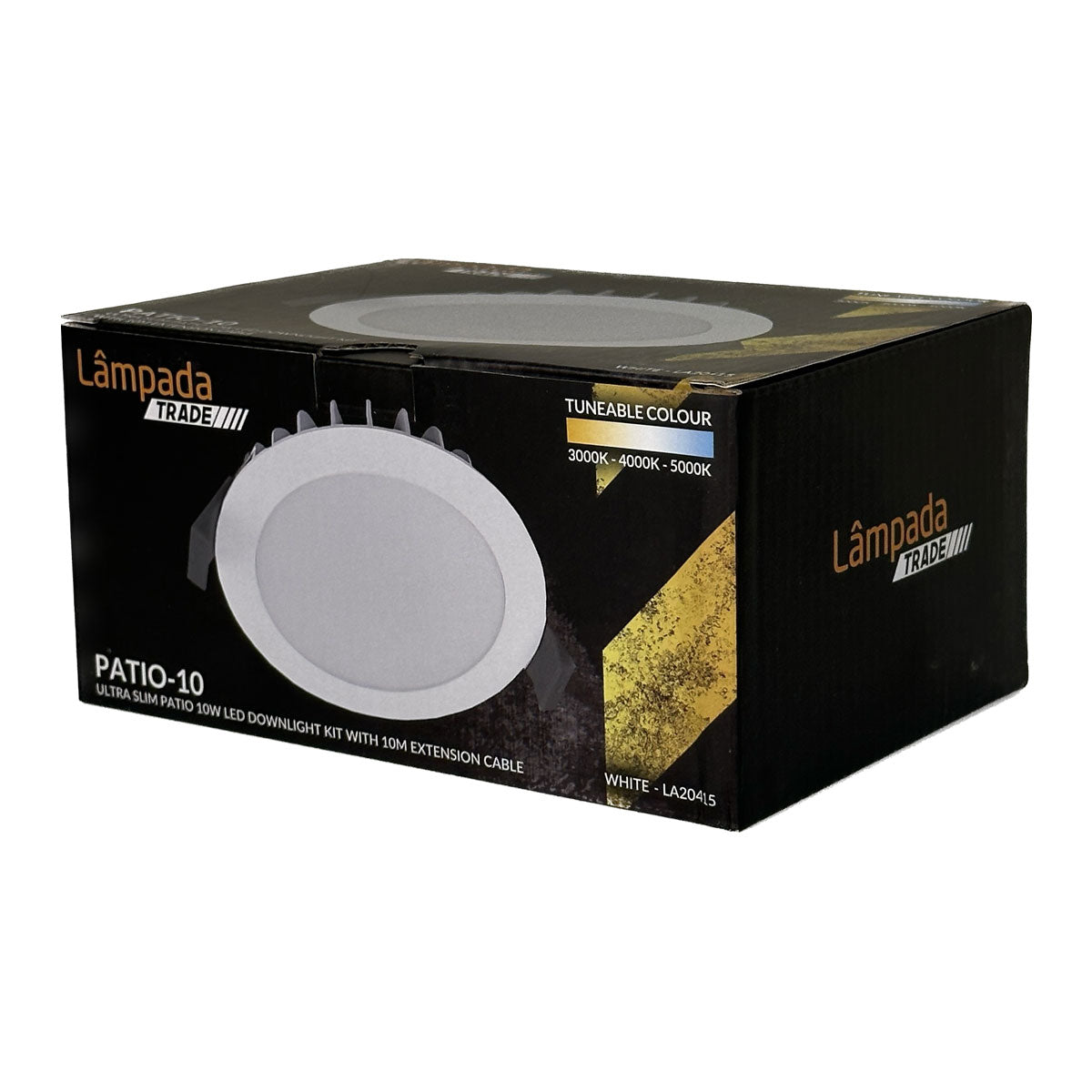 Premium Patio LED Downlight Kit - 10W Tri Colour - For Insulated Panels & Outdoor Patio's