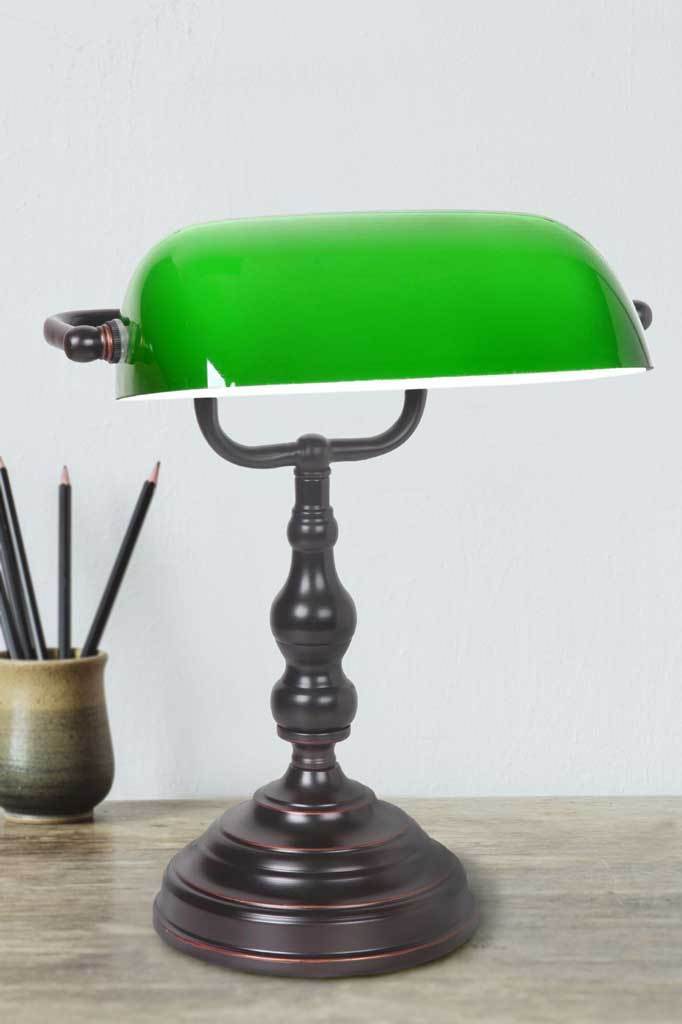 Premium Vintage Bankers Table Lamp