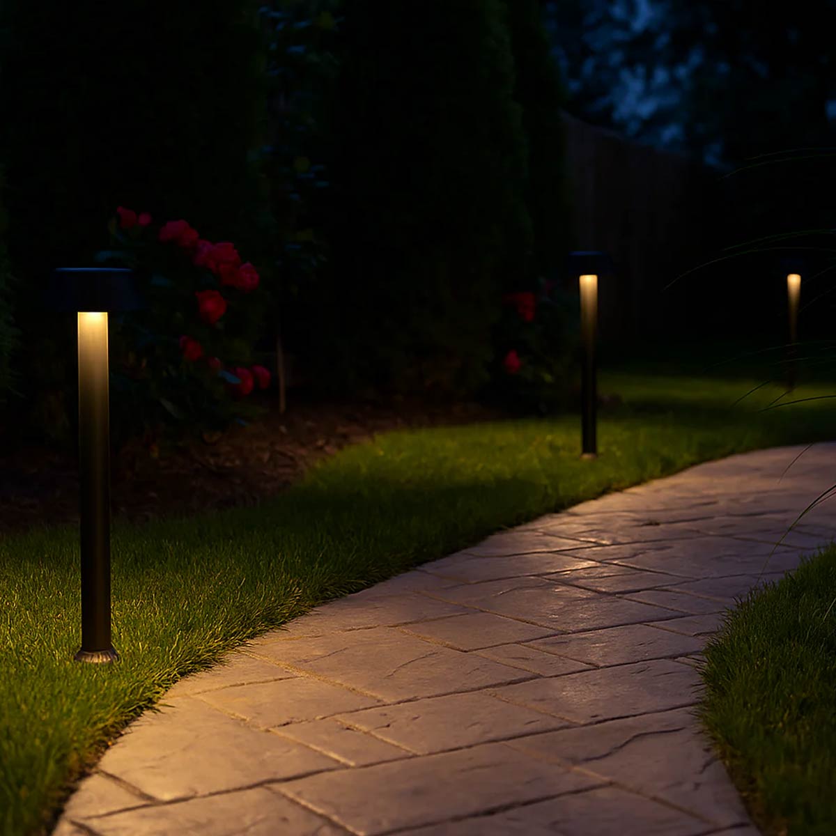 Pyrus 12W LED Bollard Light with Mushroom Design